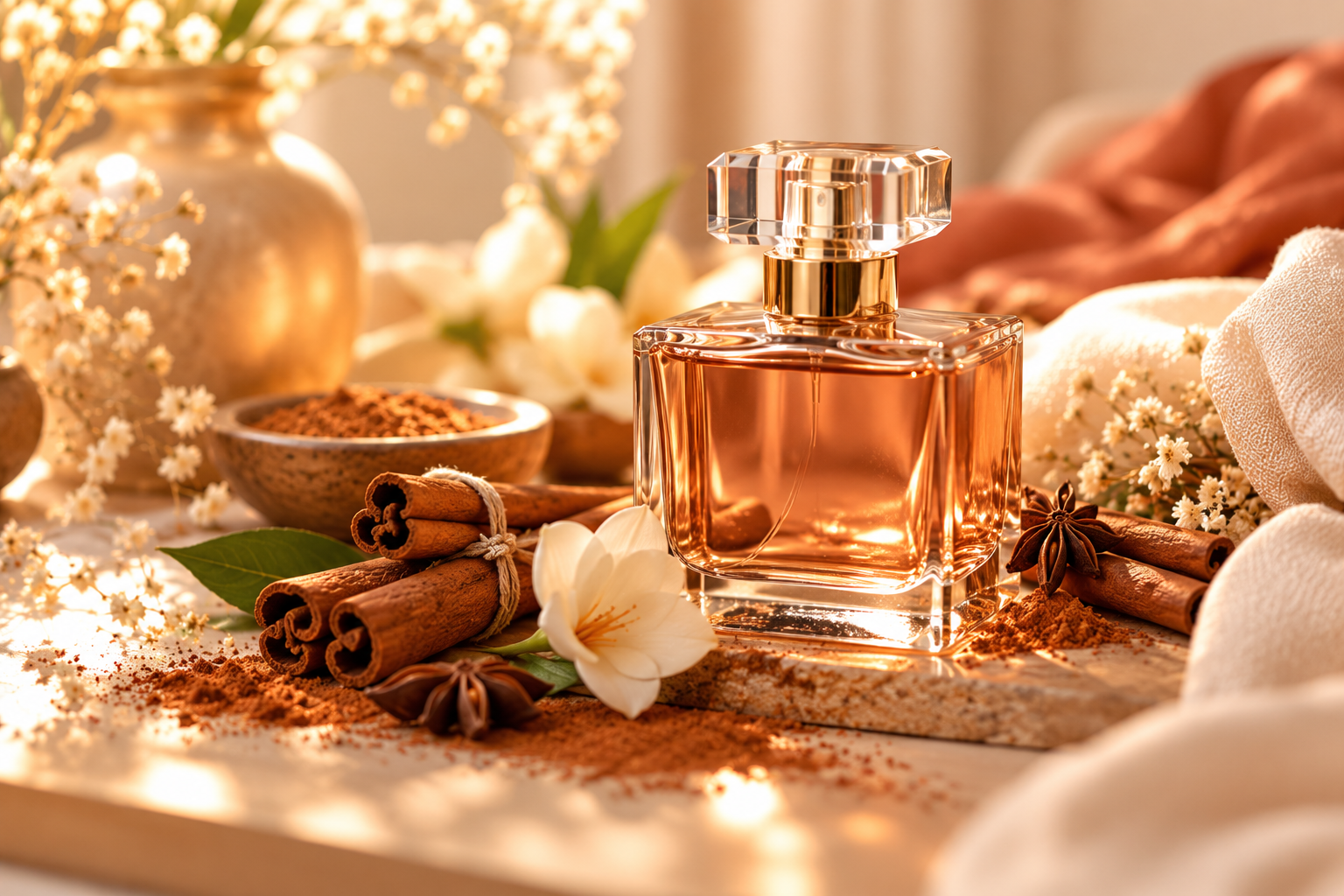 Parfum, cannelle et univers olfactif